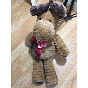 Dan Dee Holiday Moose Christmas Plush Soft Toy Stuffed Animal 24" NWT